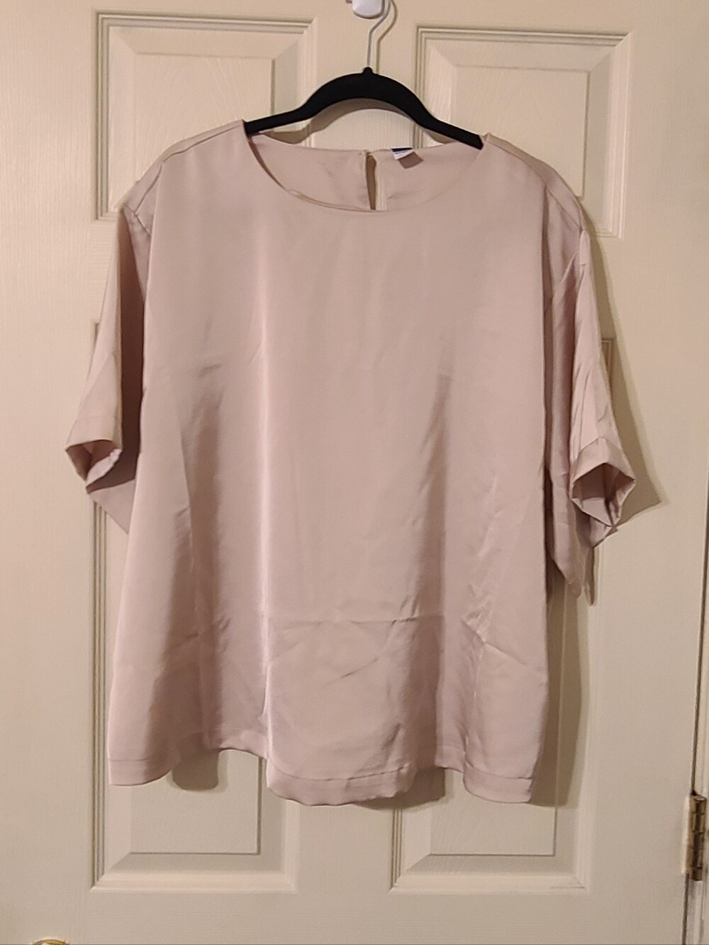 Old Navy Women's Satin Short-Sleeve Blouse - 2x